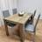 Kosy Koala Rustic Effect Wood Table 4 Chairs Dining Set