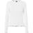 Pieces Langarmshirt - Weiß