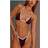 PrettyLittleThing Contrast Binding Triangle Bikini Top