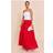 PrettyLittleThing Volume Maxi Skirt - Red