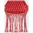 PrettyLittleThing Bright Red Beaded Weave Clutch Bag