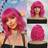 Shein Dreamy Color Hot Pink 12 Inch Bob Wig
