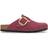Birkenstock Boston Big Buckle Nubuck Leather - Berry Crush