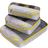 Go Travel Triple Packing Cubes Set of 3 - Yellow