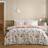 Dunelm Foxley Ditsy Duvet Cover Orange (200x200cm)