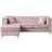 Glory Furniture Paige Pink Sofa 87" 2pcs 3 Seater
