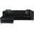 Glory Furniture Paige Black Sofa 87" 2pcs 3 Seater