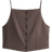 H&M Jersey Waistcoat - Dark Mole