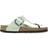 Birkenstock Gizeh Big Buckle Natural Leather Patent - High Shine Surf Green