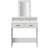 vidaXL 865163 White Toiletbord 41x79cm