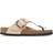 Birkenstock Gizeh Big Buckle Natural Leather Patent - High Shine New Beige
