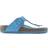 Birkenstock Gizeh Big Buckle Natural Leather Patent - High Shine Sky Blue