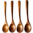 Shein Small Wooden Dessertsked 18cm 4st
