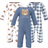 Hudson Coveralls 3-pack - Little Bear (10158984)