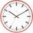 Acctim Victor Bright Station Red Wall Clock 30cm