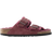 Birkenstock Arizona Shearling Suede Leather Narrow - Red/Maroon
