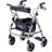 NRS Healthcare 2 In 1 Rollator & Transit Chair