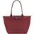 Longchamp Le Pliage Green Recycled Canvas Tote Bag - Pomegranate
