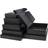 Shein 10pcs Black Corrugated Cardboard Boxes