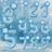 Shein 2pcs 0-9 Blue Foil Balloon Set