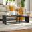 Homcom Coffee Tables Set of 2 Dark Grey Nesting Table