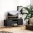 Homcom Modern Stand Cabinet Black TV Bench