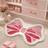 Shein Cute Bathroom Rug Soft Geometric Pink