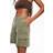 Pull&Bear Cargo Bermuda Shorts - Khaki Green