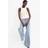 H&M Cream Ribbed Vest Top - Ladies
