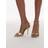 Topshop Immy Cone Heel Sandal - Gold