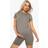 boohoo Womens Maternity Sculpt Short Sleeve Top Grey