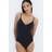 H&M Stringbody Med Vadderade Kupor Seamless - Svart