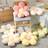 Shein Colorful Flower Plush 35cm Scatter Cushion