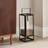 Dunelm Mango Wood Glass Hurricane Brown Lantern