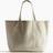 H&M Herre Beige Strandtaske Bomuldscanvas