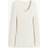 H&M Ladies Rib-Knit Jumper - White