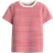 H&M Cotton T-shirt - White/Red Striped