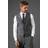 Burton Tweed Look Waistcoat - Mens