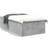 vidaXL Engineered Concrete Gray 102x203cm