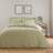 Dunelm Grayson Duvet Cover Green (200x135cm)