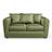 Dunelm Blake Opulent Velvet Dark Olive Sofa 147cm 2 Seater