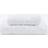 Dunelm Woodland Leaf Sculptured Cotton Bath Towel White (90x50cm)