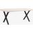 Rowico Home Brooklyn White Pigmented Oak/Black Matbord 95x170cm