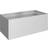 Biohort Raised Vegetable Bed - Metallic Silver 102x201x77cm