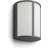 Philips myGarden Stock Gray Wall Flush Light 8.8cm