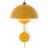 &Tradition Flowerpot VP8 Vermilion Mustard Wall lamp