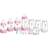 Mam Easy Start Feeding Bottle Set Small Pink