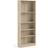 Furniture To Go Basic Tall Oak Book Shelf 203.2cm