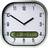 Lifemax Clear Time Day-Date Clear Wall Clock