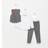 River Island Mini Boys Grey 4 Piece Suit Set